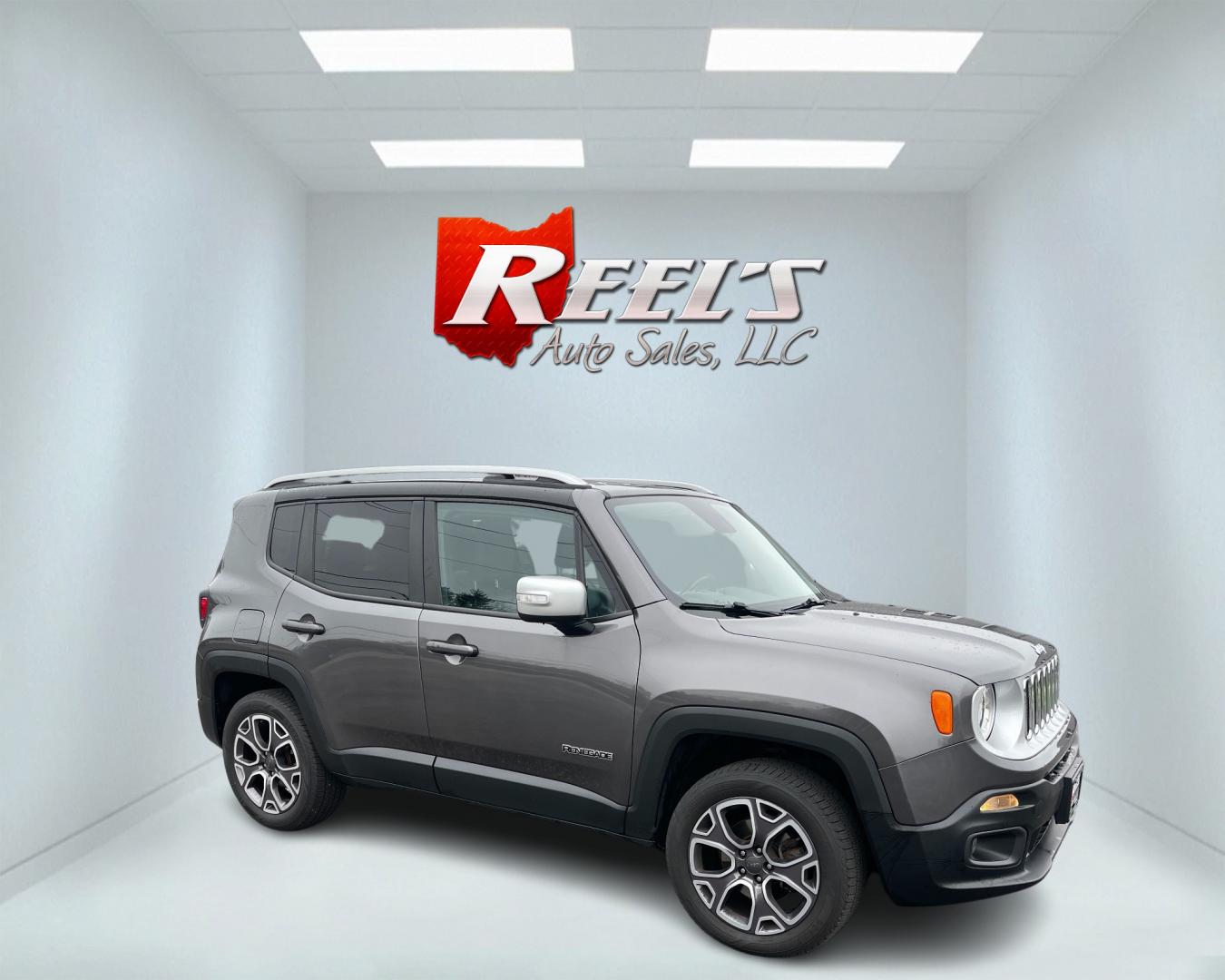 2016 Gray /Black Jeep Renegade Limited 4WD (ZACCJBDT1GP) with an 2.4L I4 DOHC 16V engine, 9A transmission, located at 11115 Chardon Rd. , Chardon, OH, 44024, (440) 214-9705, 41.580246, -81.241943 - Photo#3